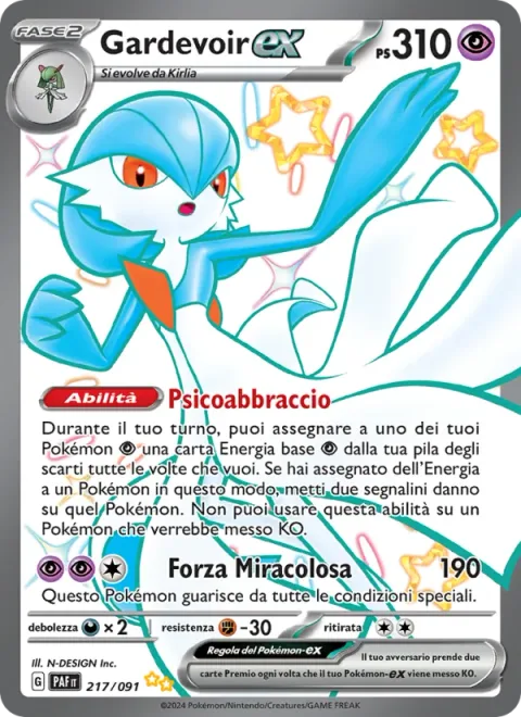 Gardevoir ex [Psychic Embrace | Miracle Force]