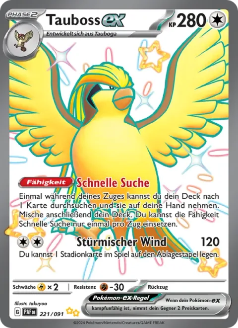 Pidgeot ex [Quick Search | Blustery Wind]