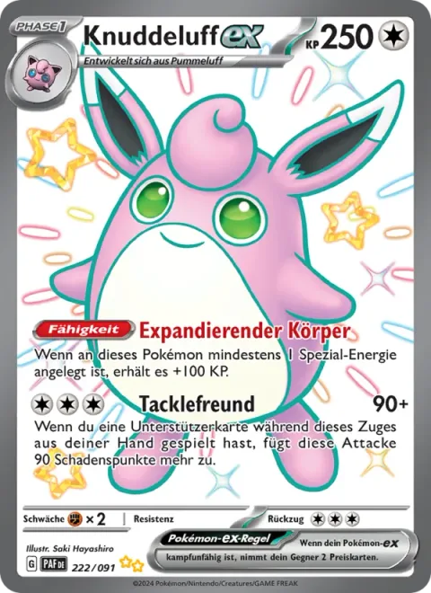 Wigglytuff ex [Expanding Body | Friend Tackle]