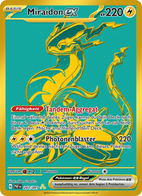 Miraidon ex [Tandem Unit | Photon Blaster]