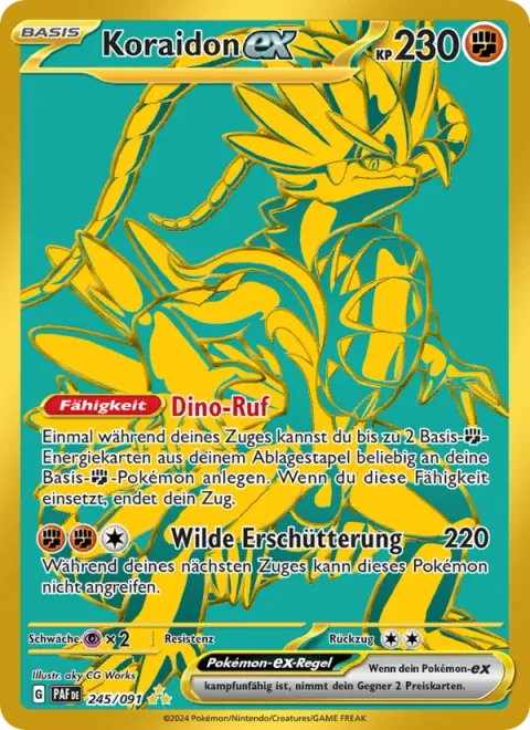 Koraidon ex [Dino Cry | Wild Impact]