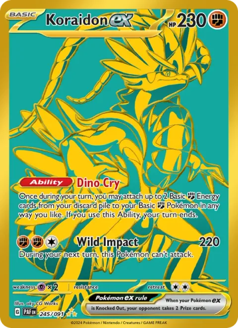 Koraidon ex [Dino Cry | Wild Impact]