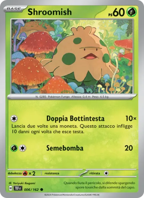Shroomish [Double Headbutt | Seed Bomb]