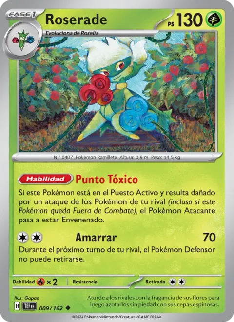 Roserade [Poison Point | Bind Down]