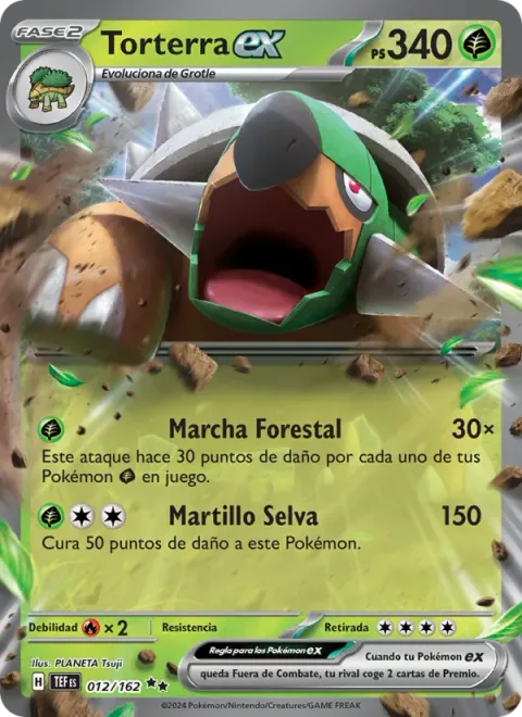 Torterra ex [Forest March | Jungle Hammer]