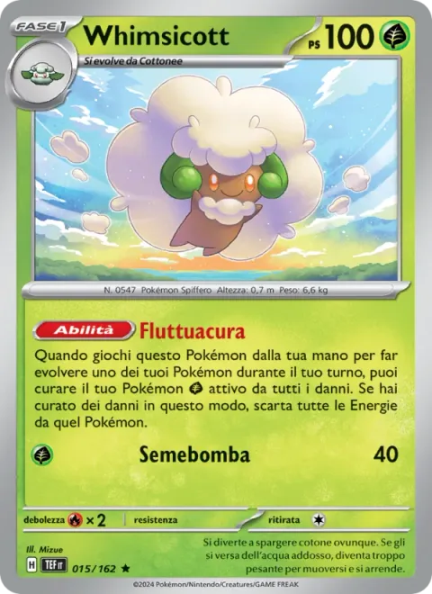 Whimsicott [Wafting Heal | Seed Bomb]