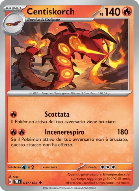 Centiskorch [Singe | Charring Breath]