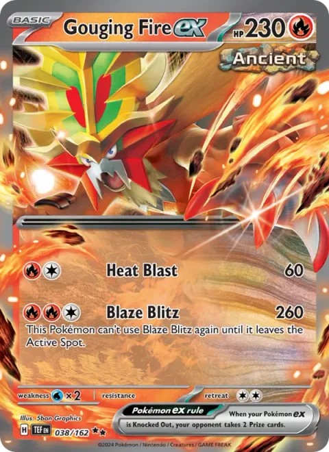 Gouging Fire ex [Heat Blast | Blaze Blitz]