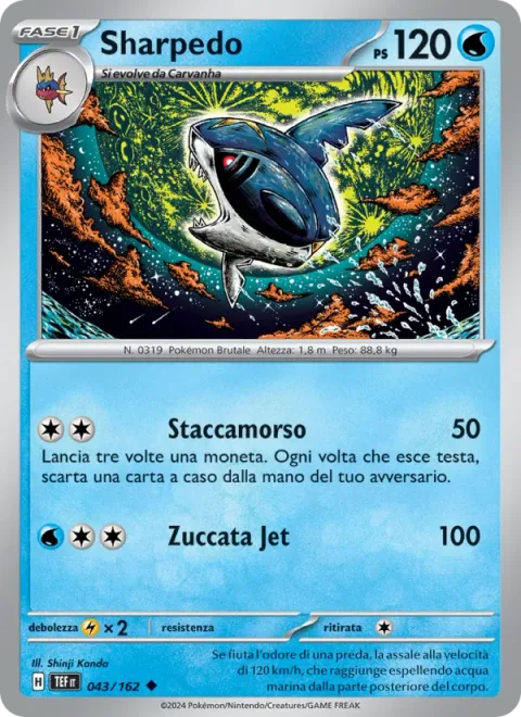 Sharpedo [Chew Off | Jet Headbutt]
