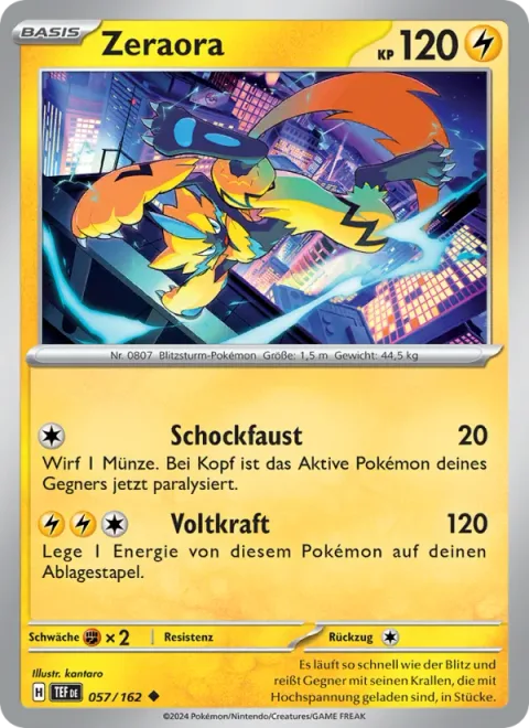 Zeraora [Shocking Knuckle | Strong Volt]
