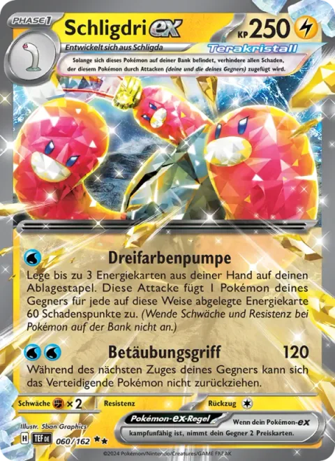Wugtrio ex [Tricolor Pump | Numbing Hold]