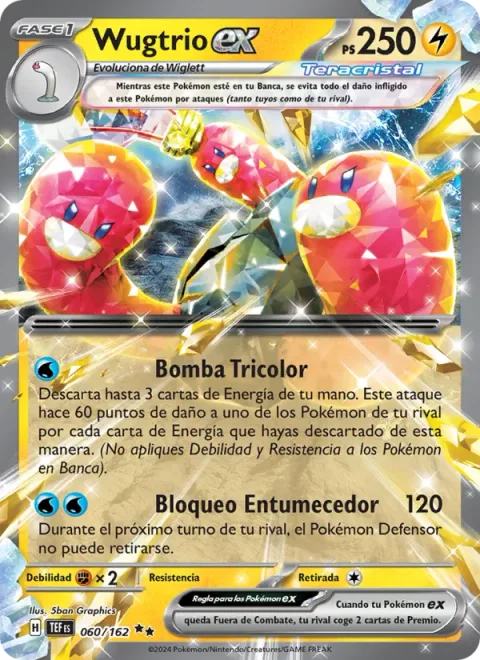 Wugtrio ex [Tricolor Pump | Numbing Hold]