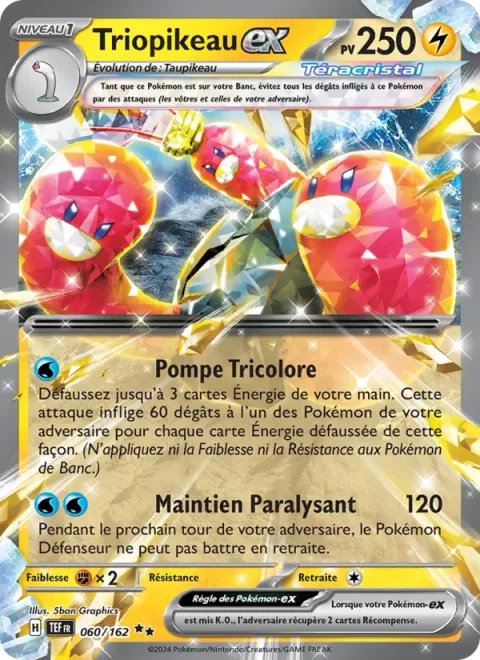 Wugtrio ex [Tricolor Pump | Numbing Hold]