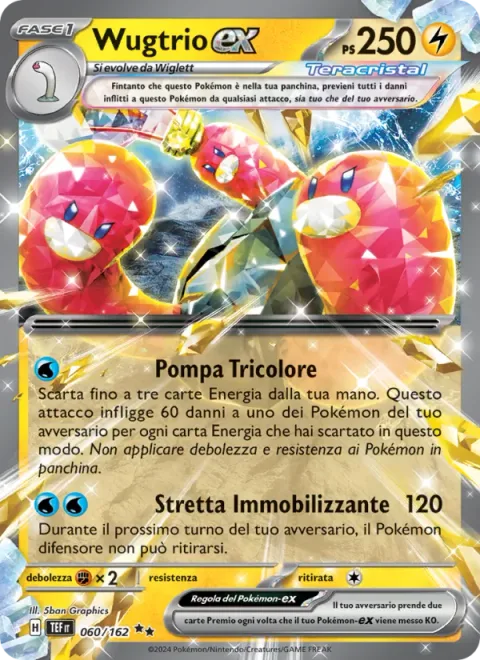 Wugtrio ex [Tricolor Pump | Numbing Hold]
