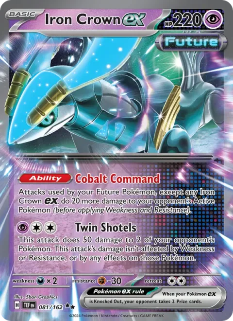 Iron Crown ex [Cobalt Command | Twin Shotels]