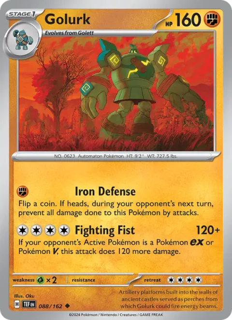 Golurk [Iron Defense | Fighting Fist]