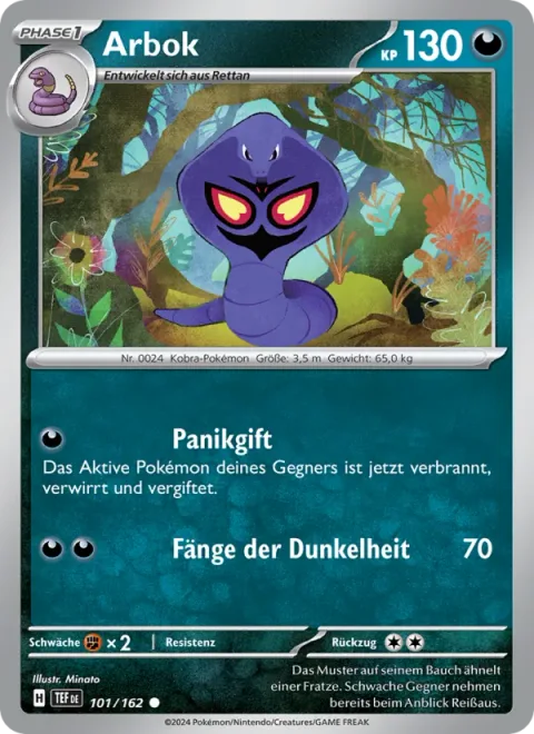 Arbok [Panic Poison | Darkness Fang]