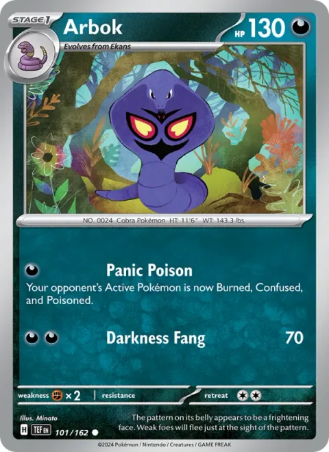 Arbok [Panic Poison | Darkness Fang]