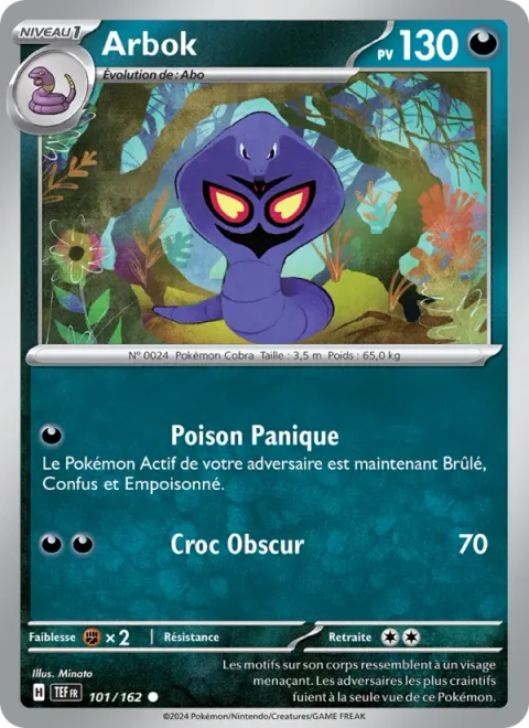 Arbok [Panic Poison | Darkness Fang]