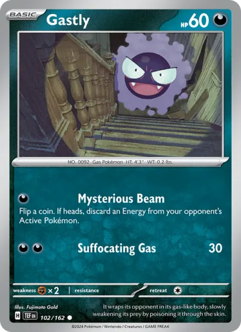 Gastly [Mysterious Beam | Suffocating Gas]