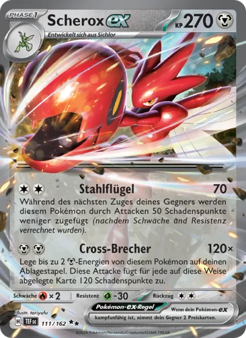 Scizor ex [Steel Wing | Cross Breaker]