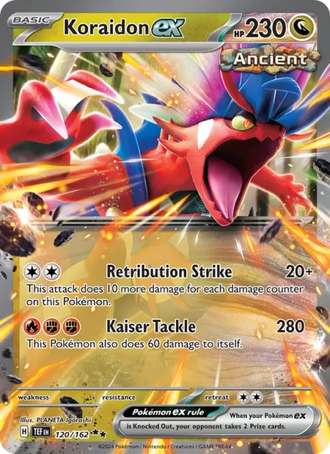 Koraidon ex [Retribution Strike | Kaiser Tackle]