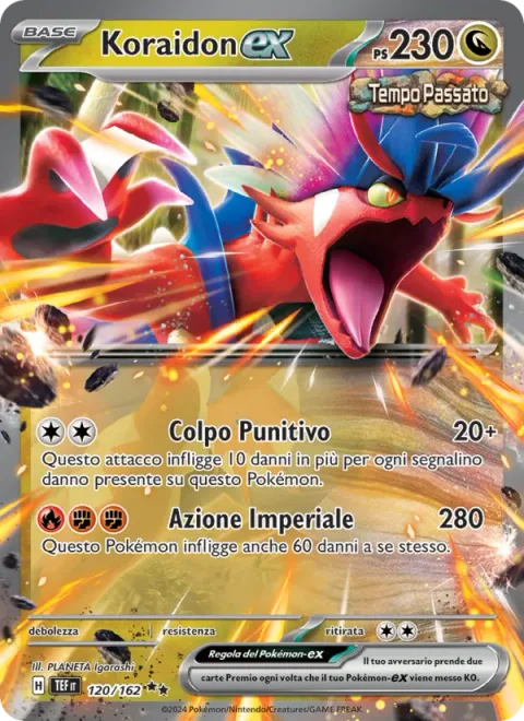 Koraidon ex [Retribution Strike | Kaiser Tackle]