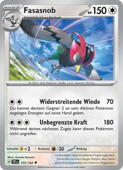 Unfezant [Opposing Winds | Boundless Power]