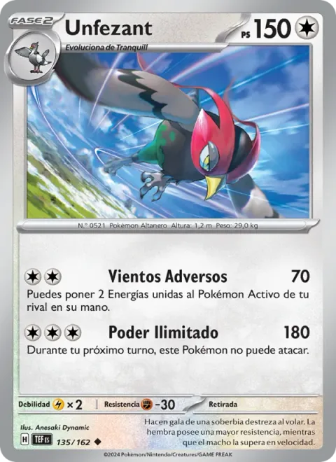 Unfezant [Opposing Winds | Boundless Power]