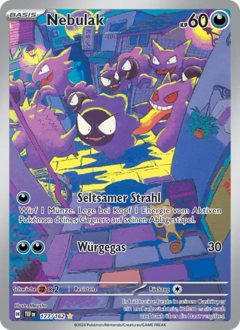 Gastly [Mysterious Beam | Suffocating Gas]