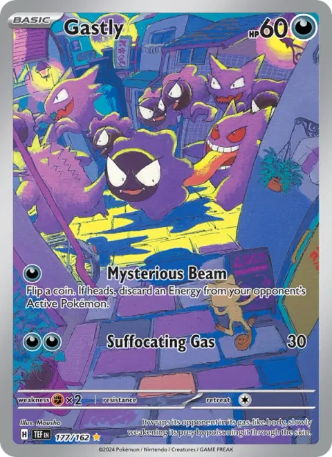 Gastly [Mysterious Beam | Suffocating Gas]