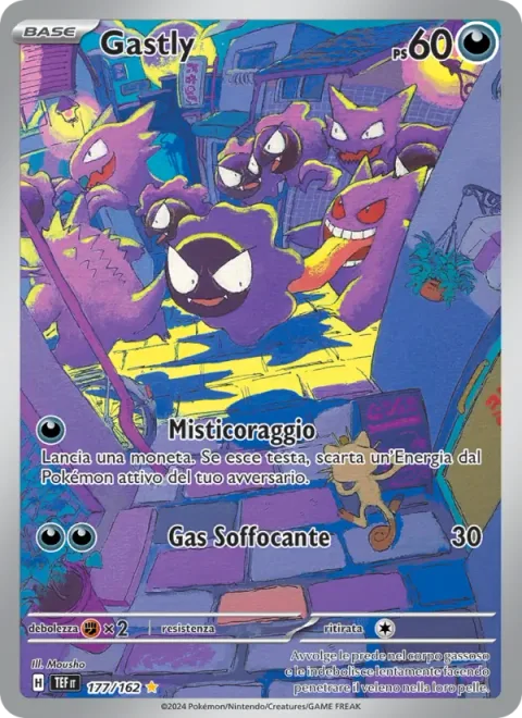 Gastly [Mysterious Beam | Suffocating Gas]