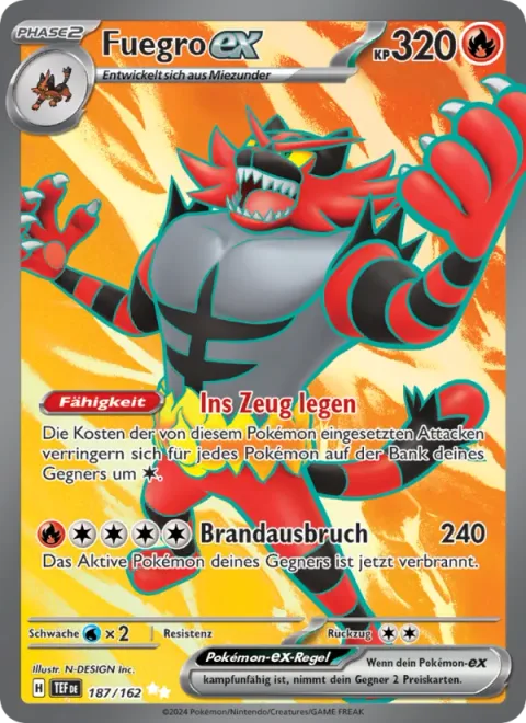 Incineroar ex [Hustle Play | Blaze Blast]