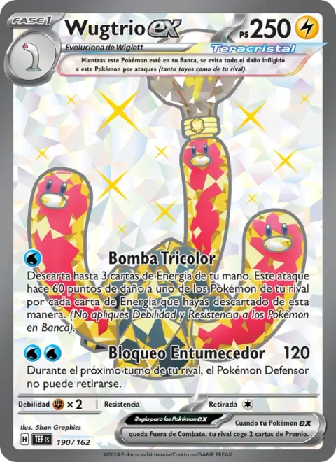 Wugtrio ex [Tricolor Pump | Numbing Hold]
