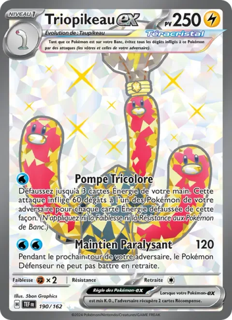 Wugtrio ex [Tricolor Pump | Numbing Hold]