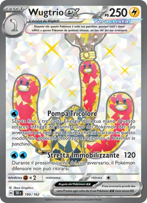 Wugtrio ex [Tricolor Pump | Numbing Hold]