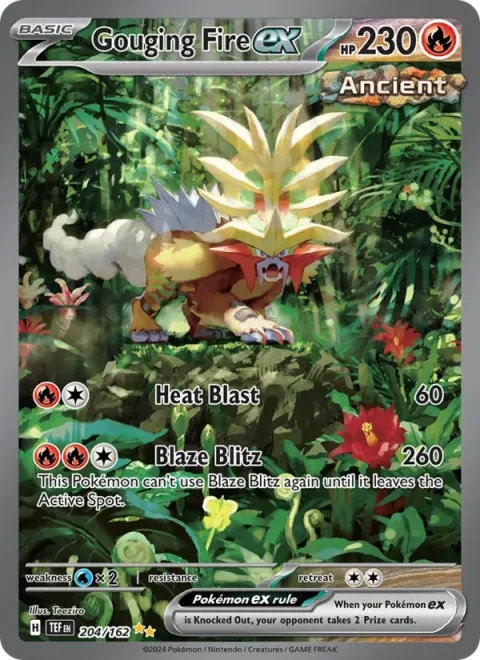 Gouging Fire ex [Heat Blast | Blaze Blitz]