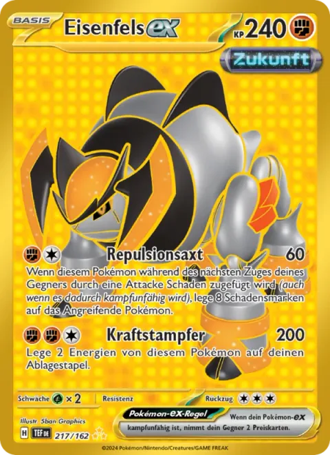 Iron Boulder ex [Repulsor Axe | Power Stomp]