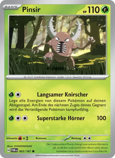 Pinsir [Slow Crunch | Superpowered Horns]