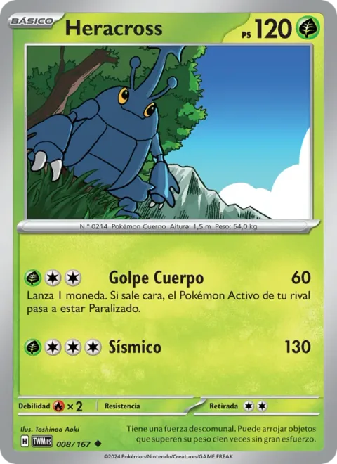 Heracross [Body Slam | Seismic Toss]