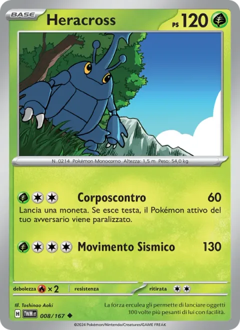 Heracross [Body Slam | Seismic Toss]