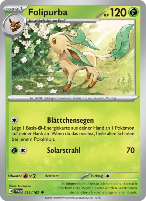 Leafeon [Leaflet Blessings | Solar Beam]