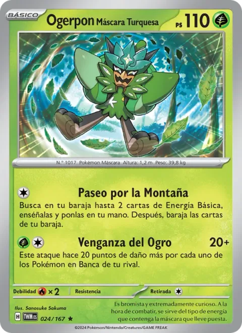 Teal Mask Ogerpon [Mountain Stroll | Ogre Comeback]