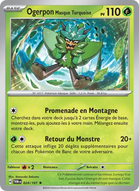 Teal Mask Ogerpon [Mountain Stroll | Ogre Comeback]