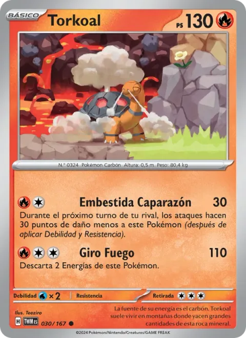 Torkoal [Ramming Shell | Fire Spin]