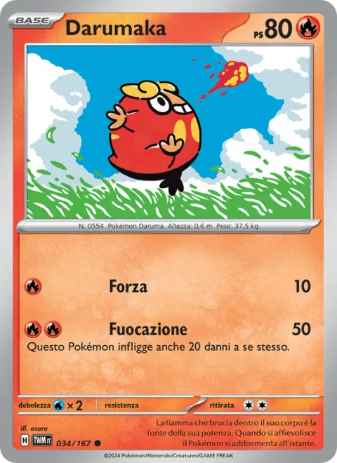 Darumaka [Strength | Fire Tackle]