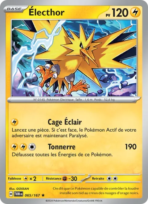 Zapdos [Thunder Wave | Thunderbolt]