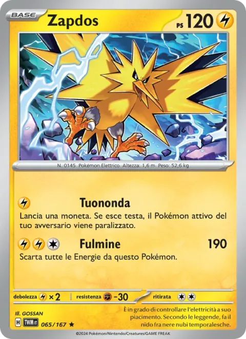 Zapdos [Thunder Wave | Thunderbolt]