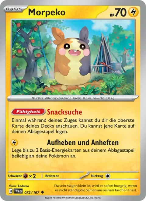 Morpeko [Snack Seek | Pick and Stick]