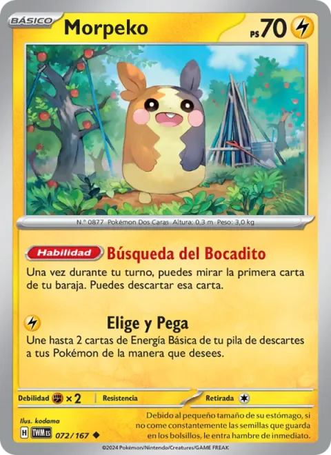 Morpeko [Snack Seek | Pick and Stick]